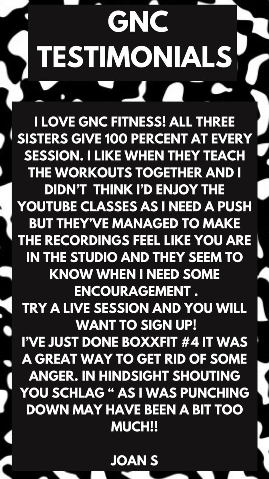 GNC Testimonial